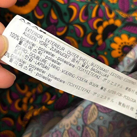 Zara l Retro Floral Long Sleeve Dress XS - Picture 9 of 10